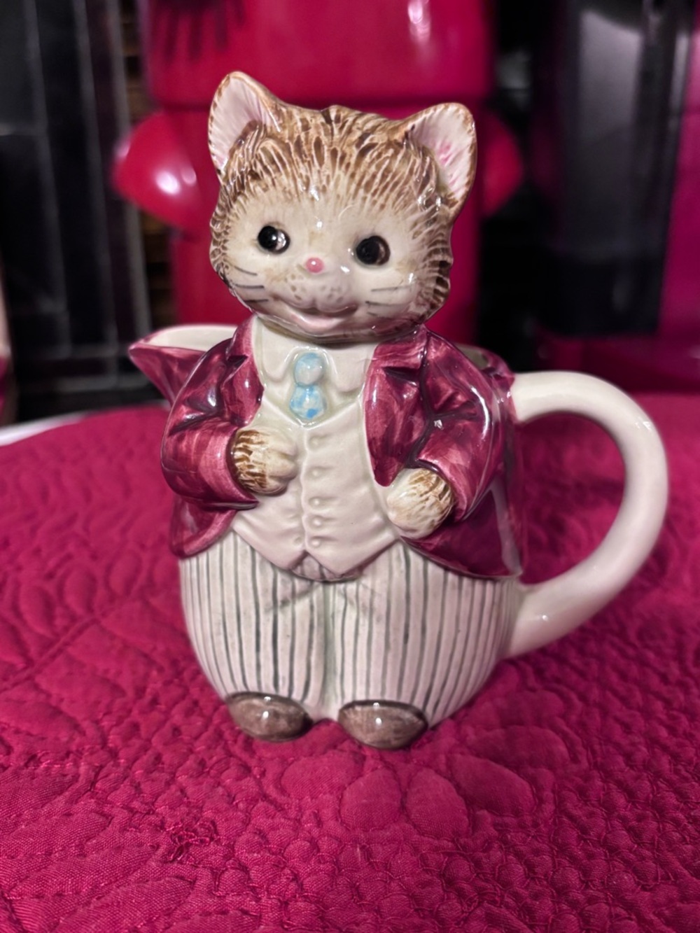 Vintage Otagiri Ceramic Cat Creamer.